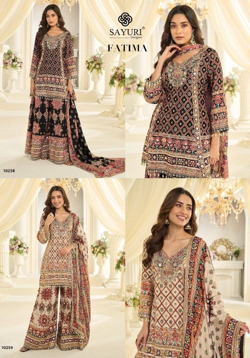 Premium Natural Crep Silk Designer Palazzo Set