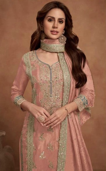 Noor-e-Rose Luxury Embroidered Palazzo Set